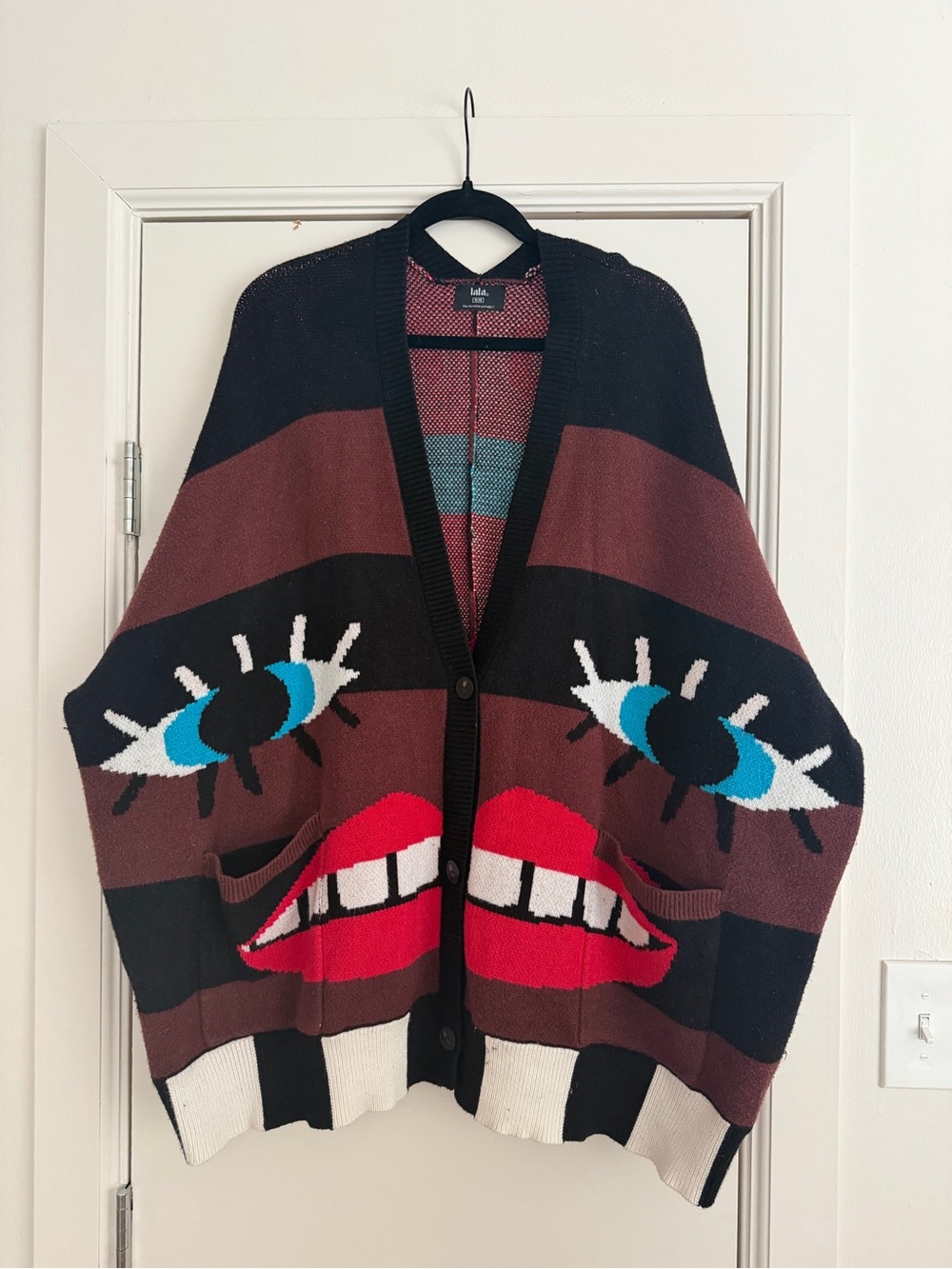 Dressed in LALA- Here’s To The Weirdos Oversized Cardigan - Picture 2 of 4
